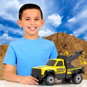 boy with truck