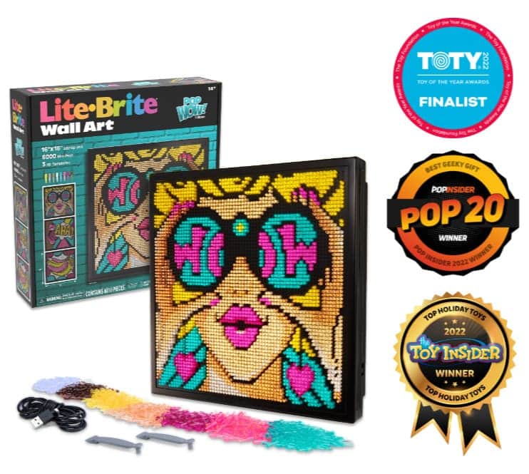 Lite Brite - Wall Art, Pop Wow!