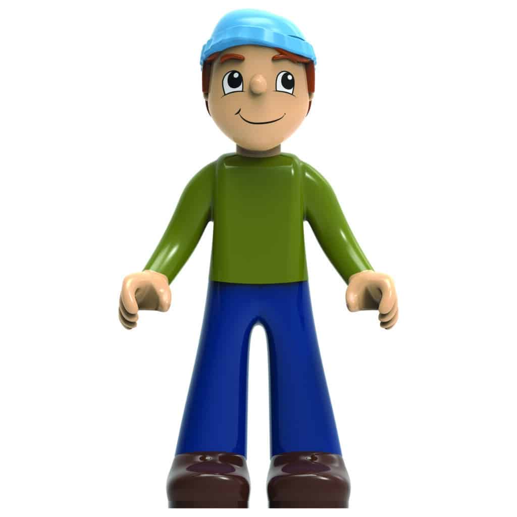 Lincoln Logs On The Trail Building Set man.