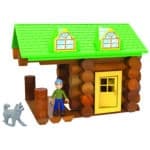 Lincoln Logs On The Trail Building Set against white background.