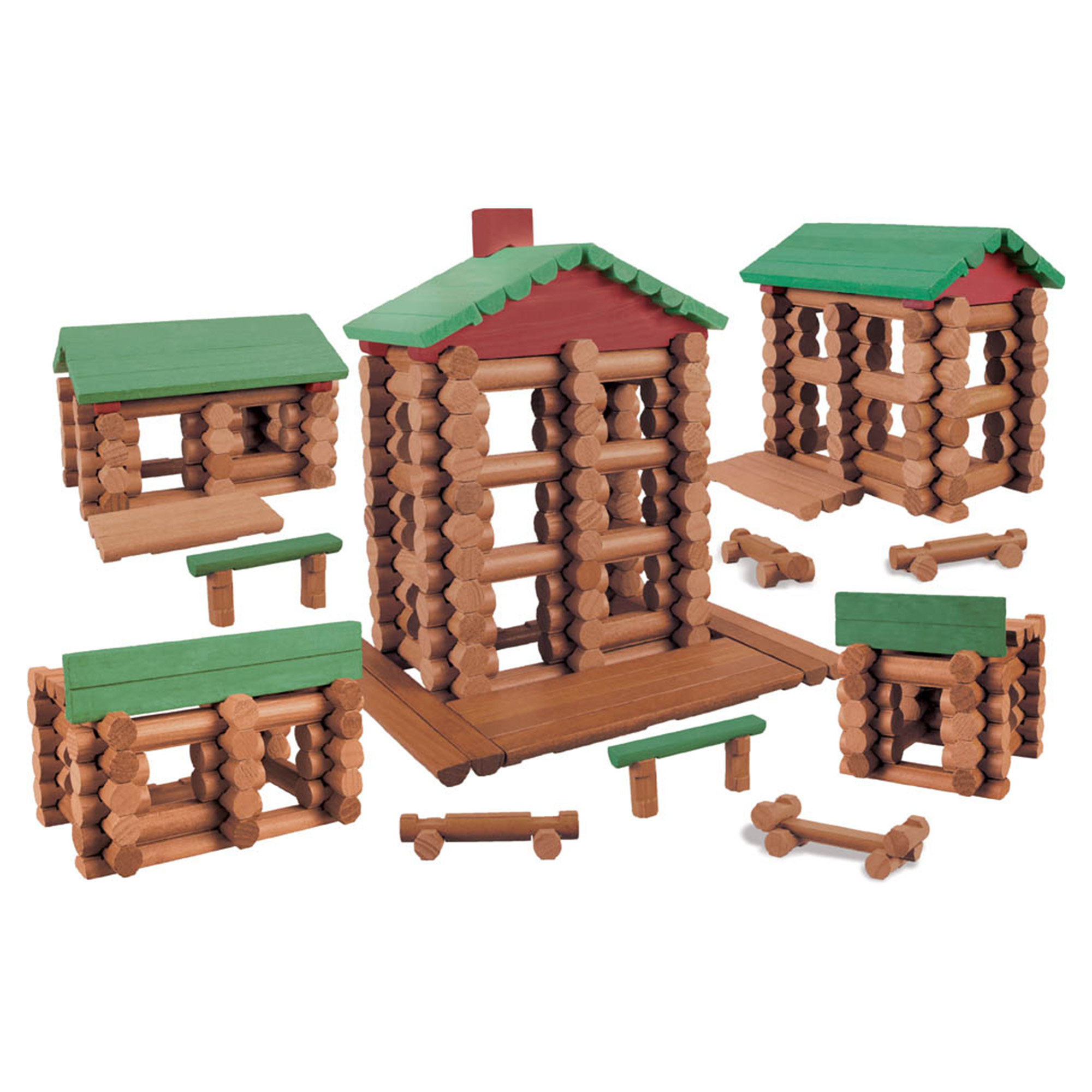 Lincoln Logs collectors edition houses