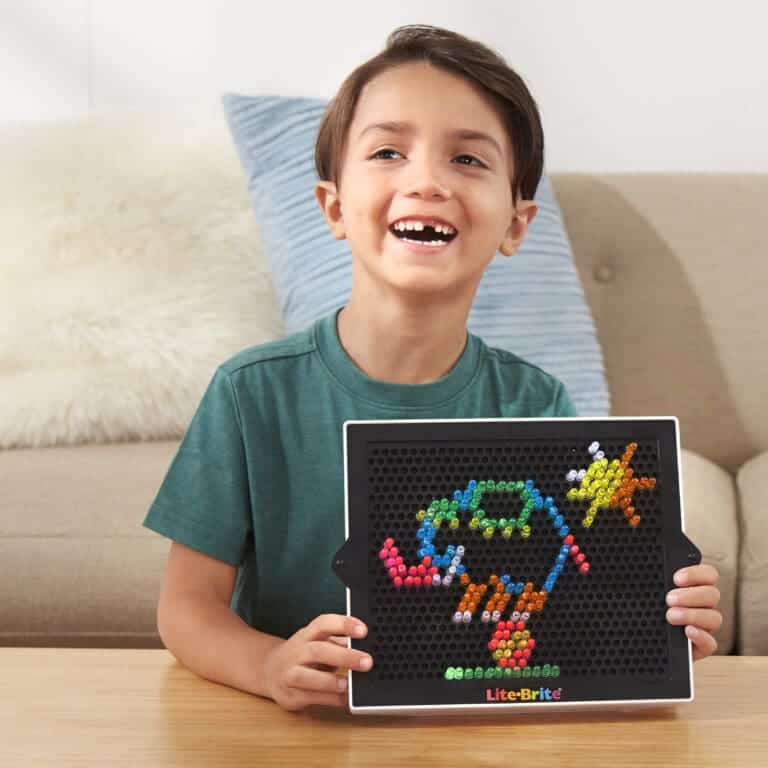 Kid With Lite Brite Ultimate Classic