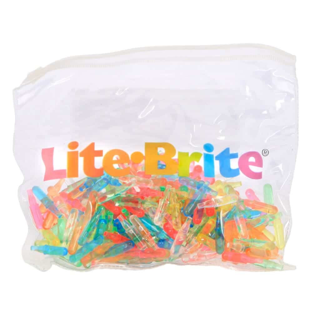 Ultimate Value Retro Toy pegs against white background.