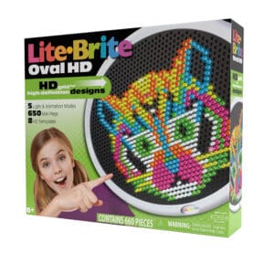 Lite Brite Oval HD box on white background.