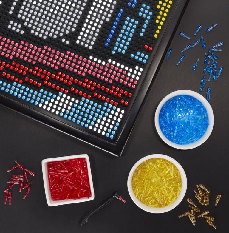 Lite Brite Wall Art Transformers pegs