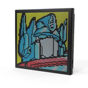 Lite Brite Wall Art Transformers at angle
