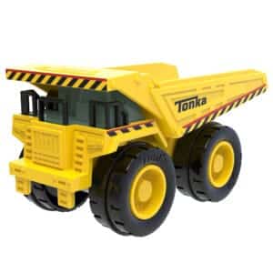 Tonka Monster Metal Mover Dump Truck angle view