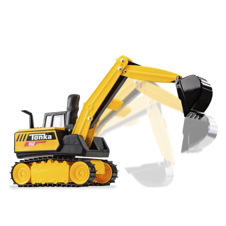 Tonka Excavator movable arm and metal bucket