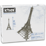 K'nex Architecture Eiffel Tower in packaging against white background.