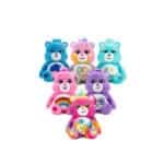 Care Bears Beanie Babies against white background.