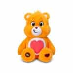 Orange Tenderheart Bear on white background.
