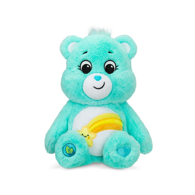 Light Blue Wish Bear on white background.