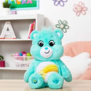 Light Blue Wish Bear on table.