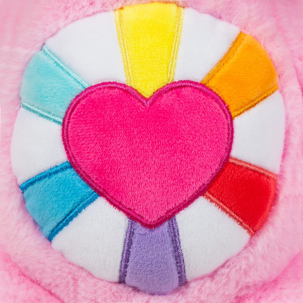 Hopeful Heart Bear Belly Badge Detail Shot