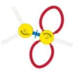 Tinkertoy Retro Tin Build against white background.