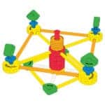 Tinkertoy Retro Tin Build against white background.