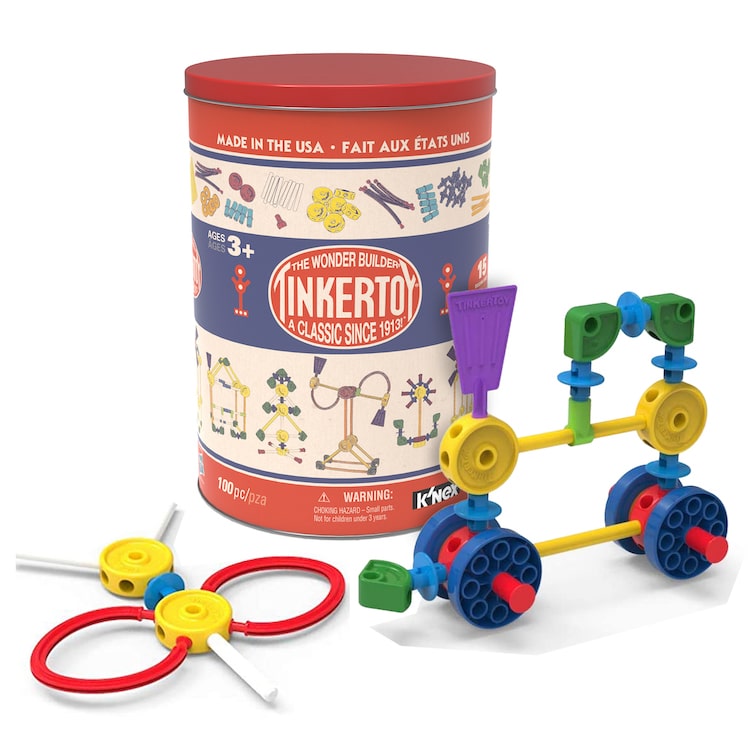 Tinkertoy Retro Building Tin | product image