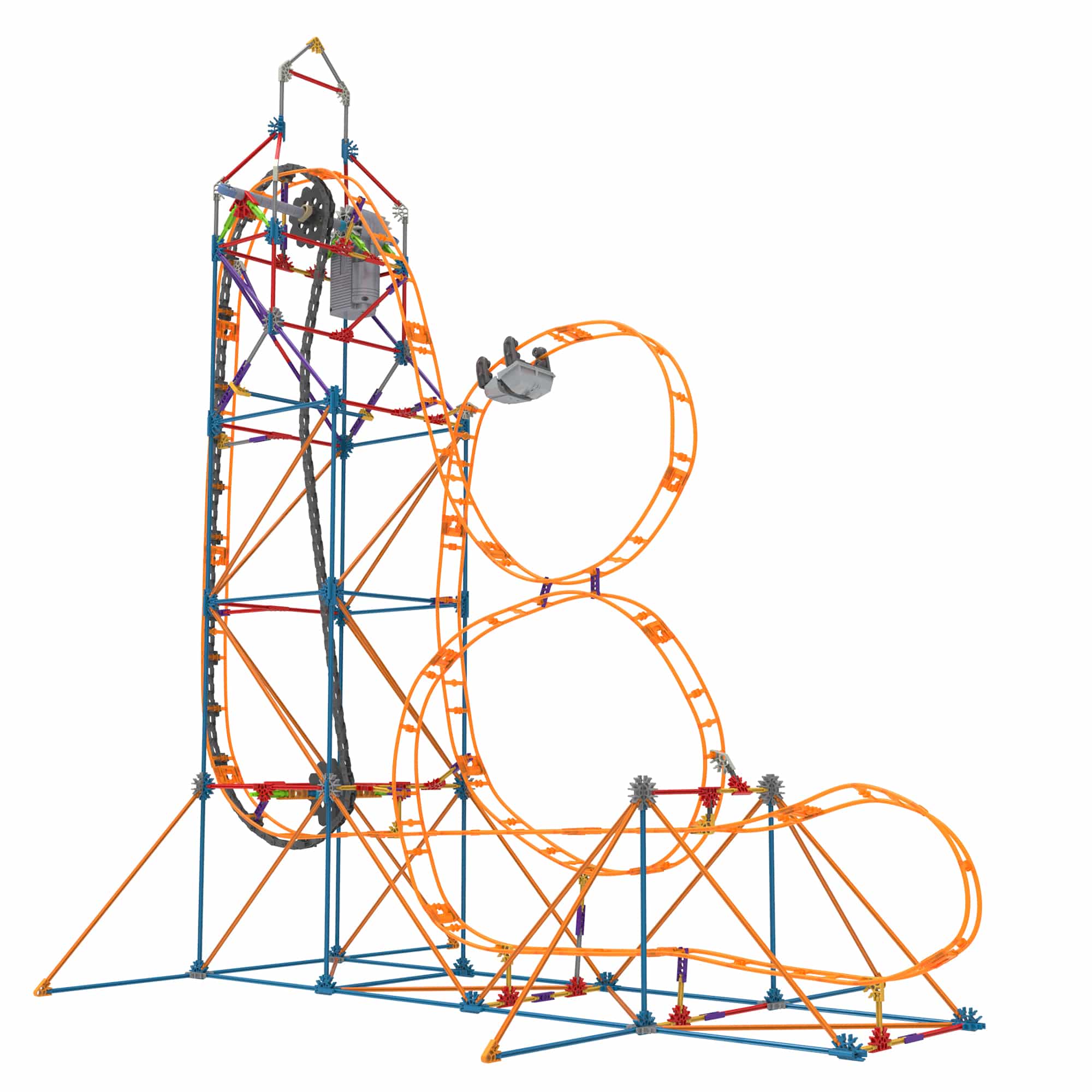 K'NEX Roller Coaster right side