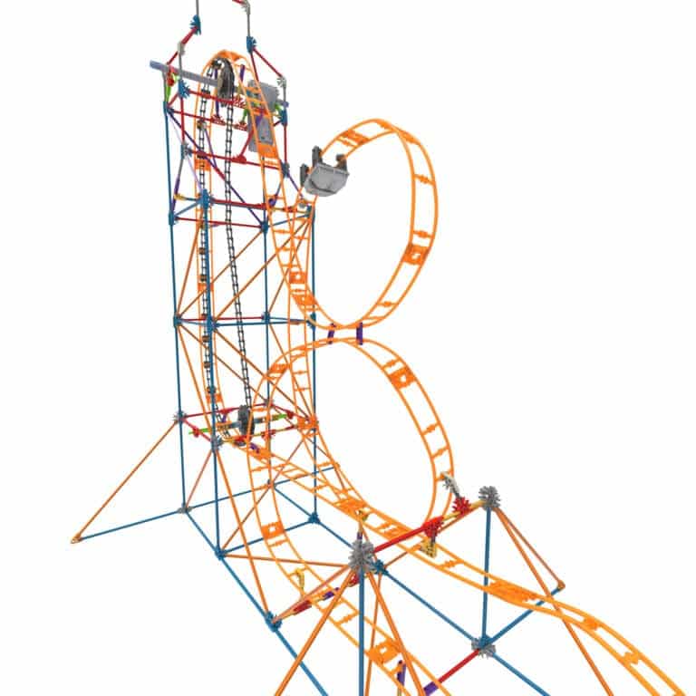 K'NEX Roller Coaster top view