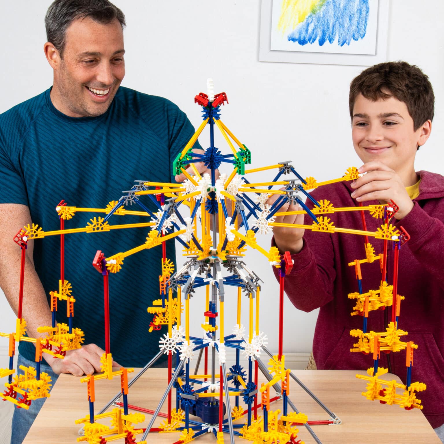 K'NEX - 3-in-1 Classic Amusement Park Building Set - 744 Pieces | BasicFun!