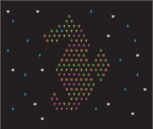 Lite Brite Seahorse Template
