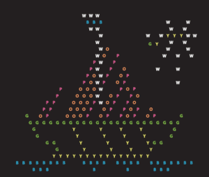 Lite Brite Sailboat Template