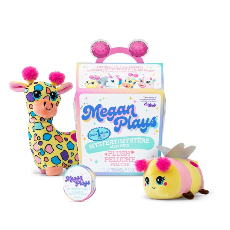 Megan Plays Plush with packaging