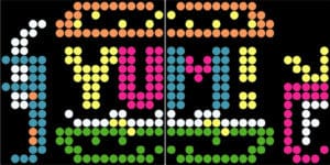 Yum Lite Brite template