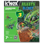 K'nex Beasts Alive Chompster Building Set in packaging against white background.