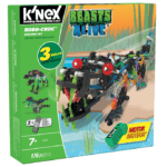 K'nex Beasts Alive Robo-Croc Building Set in packaging against white background.