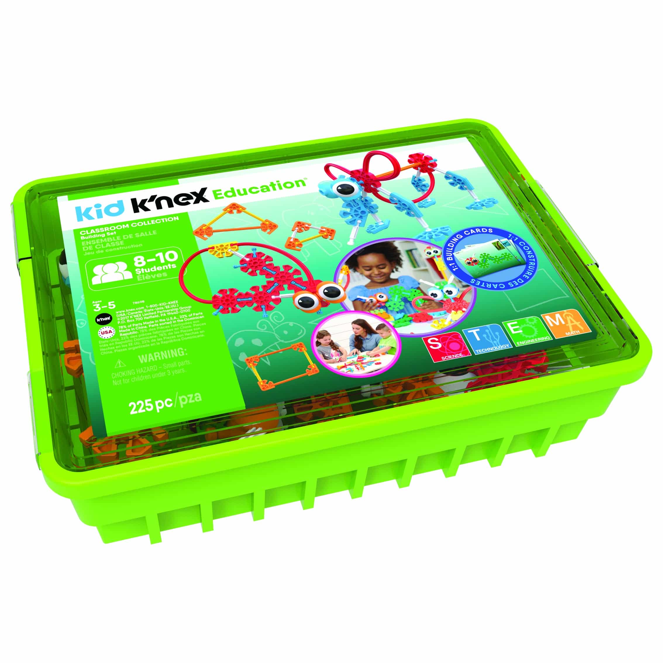 Kid K'nex Classroom Collection in packaging on white background.