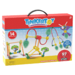 Tinkertoy Adventures Building Set in packaging against white background.