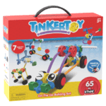 Tinkertoy On The Go Building Set in packaging against white background.