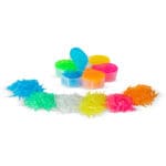 Mini peg Storage Kit with colorful pegs against white background.
