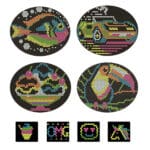 Lite Brite Mini Storage Set templates