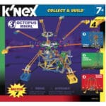 K'nex Collect and Build Amusement Park 3 Octopus Whirl in packaging against white background.
