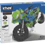 K'nex Mega Motorcycle Building Set in packaging against white background.