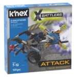 K'nex X-Saw Attacker Building Set in packaging against white background.