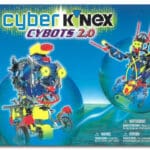 Cyber K'nex Cybots 2.0 in packaging against white background.