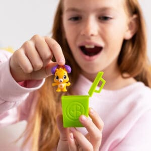 Care Bears Lil Besties Surprise FIgures with girl