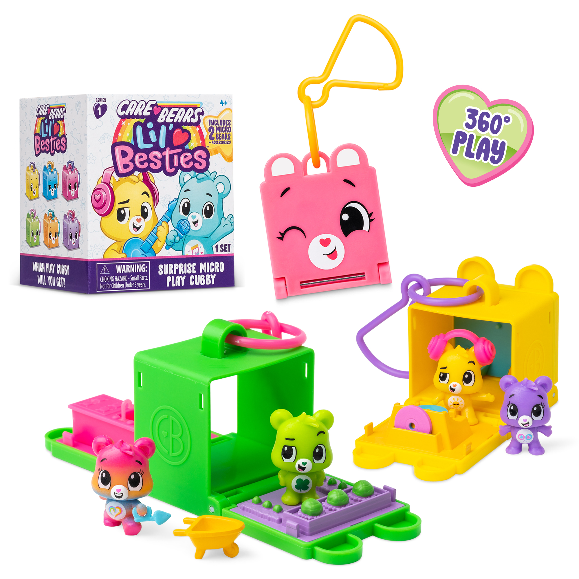 Care Bears Lil Besties Cubby variant with packaging