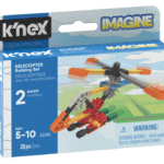 K'nex Helicopter Building Set in packaging against white background.