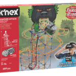 K'nex Panther Attack Roller Coaster Building Set in packaging against white background.