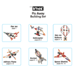 K'nex Flying Away Building Set components.