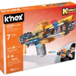 K'nex Flash Fire Motorized Blaster Building Set in packaging against white background.