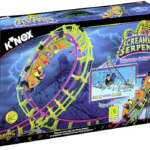 K'nex Screamin Serpent Roller Coaster in packaging against white background.