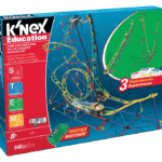 K'nex Education Stem Explorations Roller Coaster Building Set in packaging against white background.