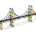 K'nex Read Bridge Building Set product without packaging against white background.