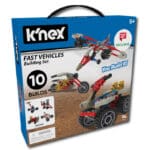 K'nex Fast Vehicles Building Set in packaging against white background.