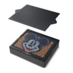 Lite Brite Disney 100 HD with Mikey Mouse template against white background.